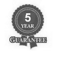 5 year replacement guarantee